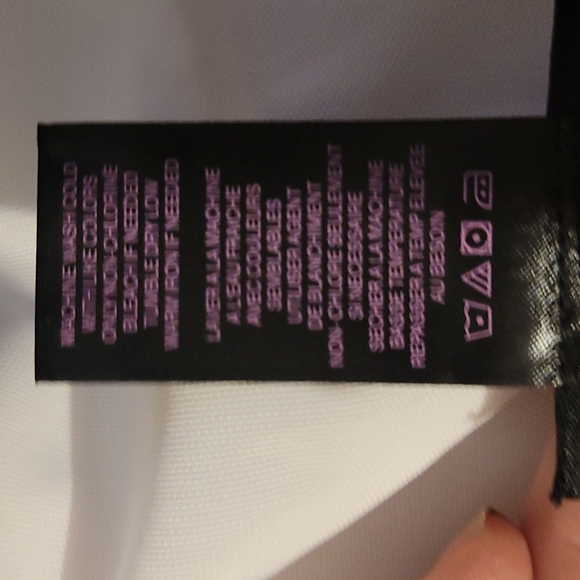 Slim-sation Tummy control top panel white Capri stretch flat front Plus Pull on - Picture 7 of 7